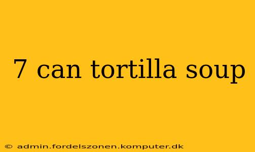 7 can tortilla soup