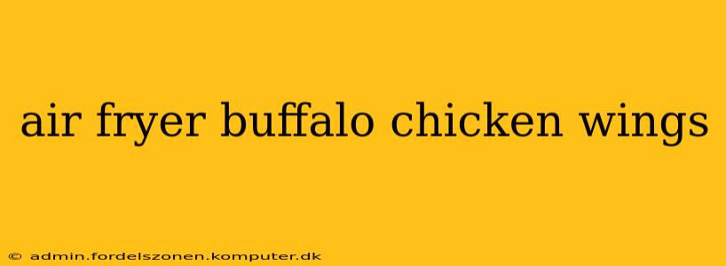 air fryer buffalo chicken wings