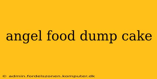 angel food dump cake