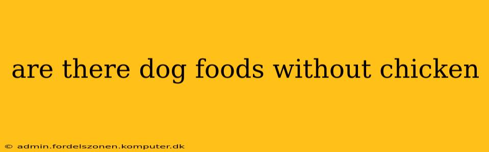 are there dog foods without chicken