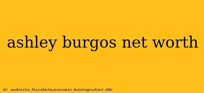 ashley burgos net worth