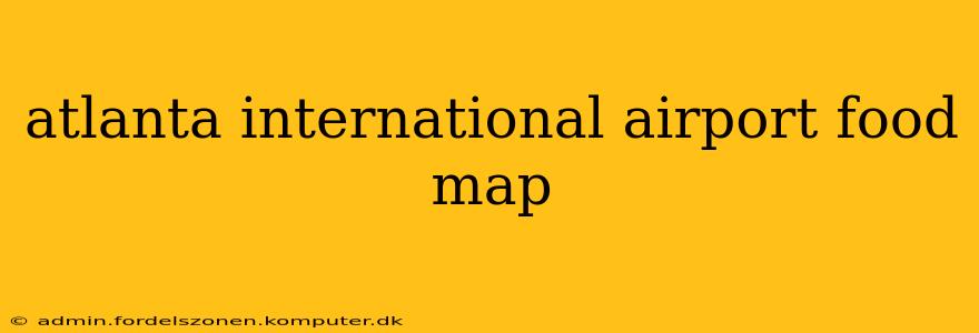 atlanta international airport food map