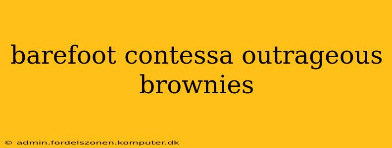 barefoot contessa outrageous brownies