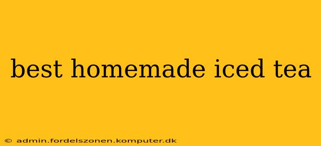 best homemade iced tea
