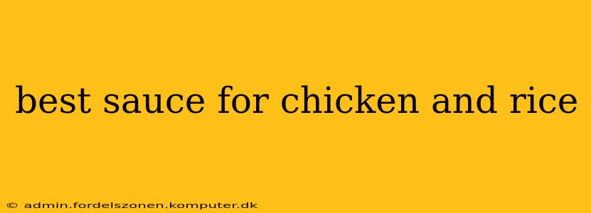 best sauce for chicken and rice