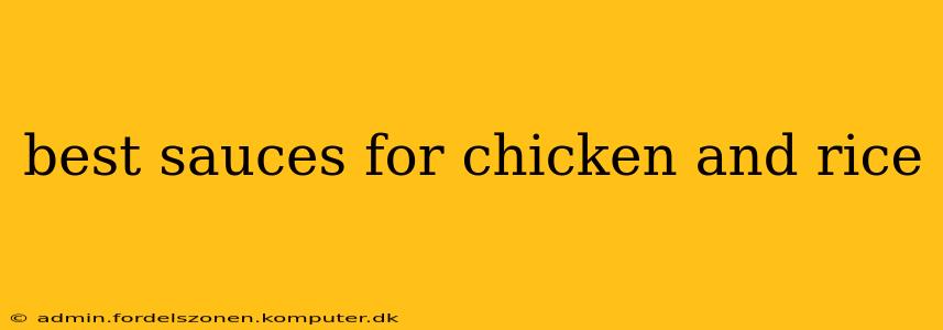 best sauces for chicken and rice