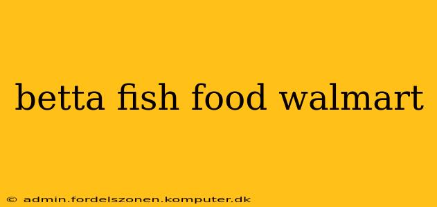 betta fish food walmart