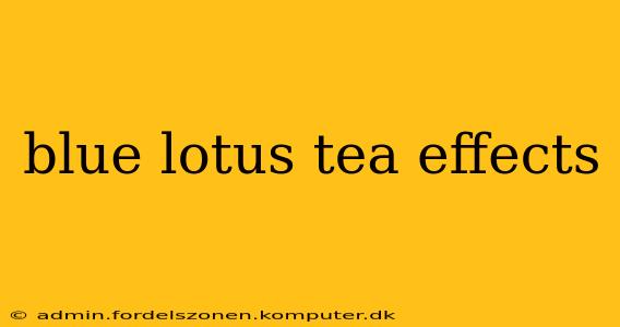 blue lotus tea effects