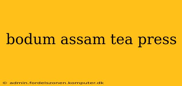 bodum assam tea press