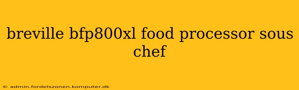 breville bfp800xl food processor sous chef