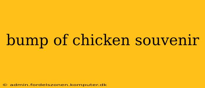 bump of chicken souvenir