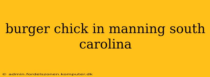 burger chick in manning south carolina