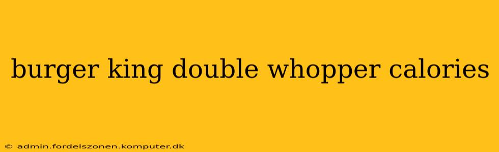 burger king double whopper calories