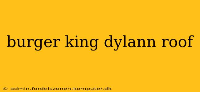 burger king dylann roof