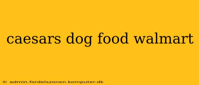caesars dog food walmart