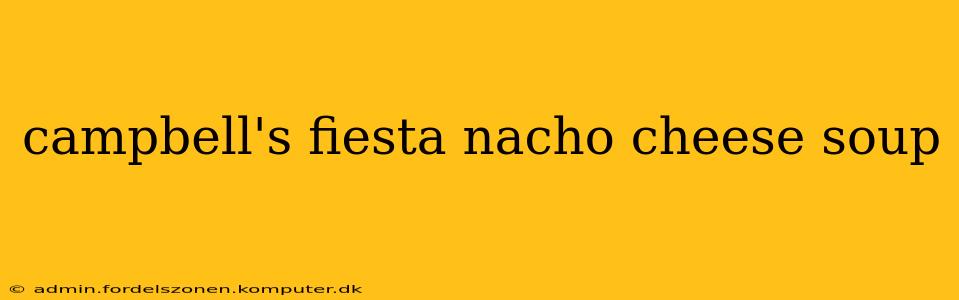 campbell's fiesta nacho cheese soup