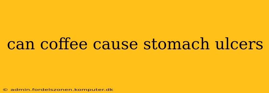 can coffee cause stomach ulcers