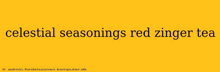 celestial seasonings red zinger tea