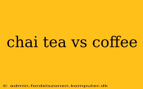 chai tea vs coffee