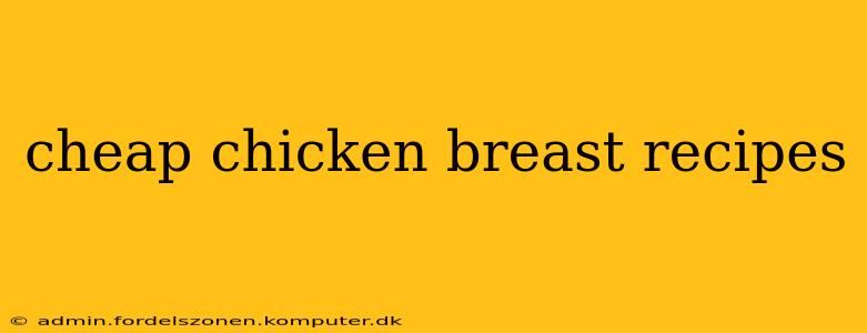 cheap chicken breast recipes
