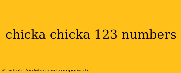 chicka chicka 123 numbers