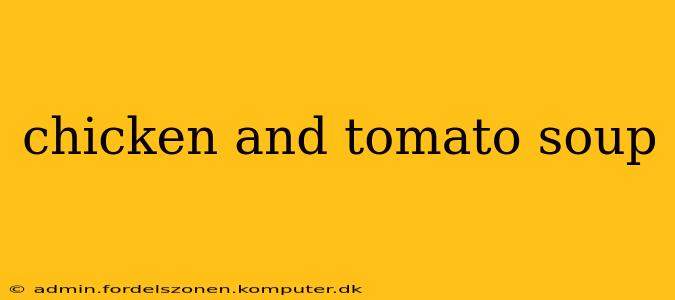 chicken and tomato soup