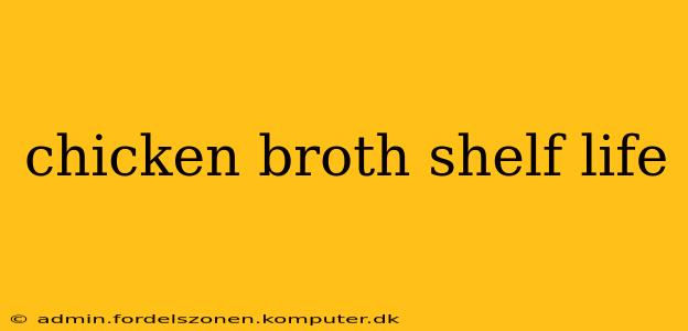 chicken broth shelf life