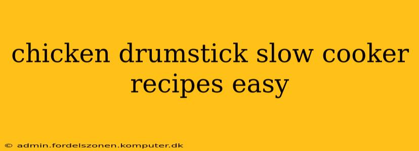 chicken drumstick slow cooker recipes easy