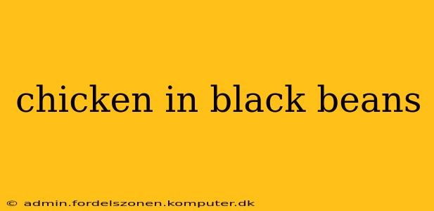 chicken in black beans