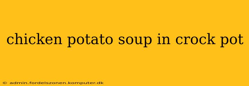 chicken potato soup in crock pot