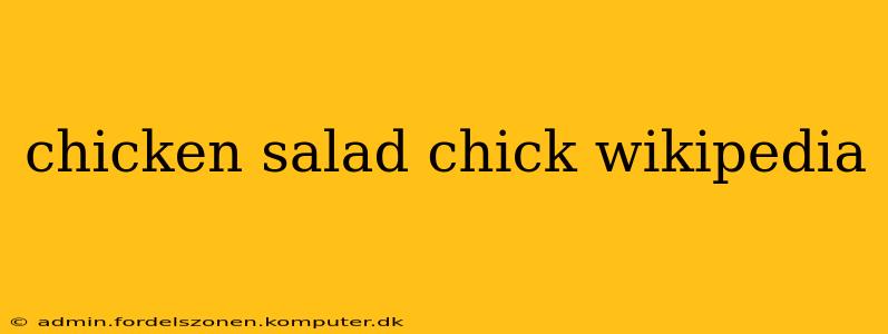 chicken salad chick wikipedia
