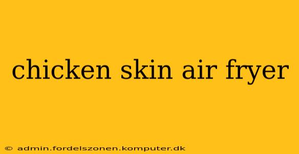 chicken skin air fryer