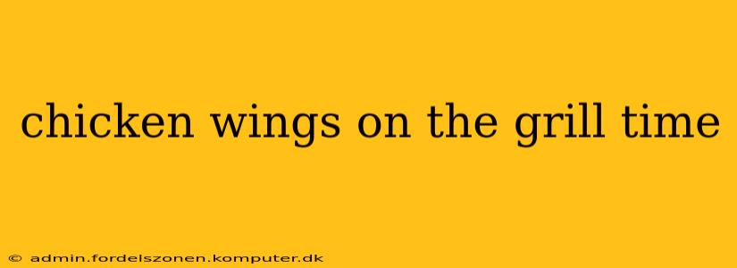 chicken wings on the grill time
