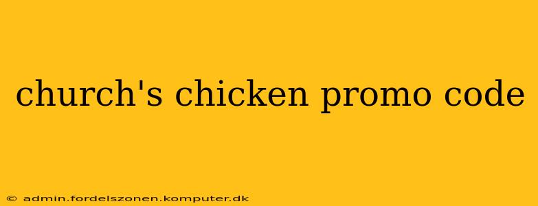 church's chicken promo code