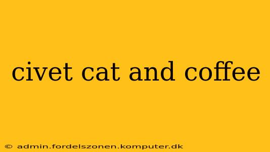 civet cat and coffee