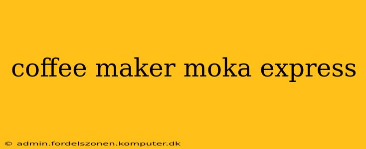 coffee maker moka express