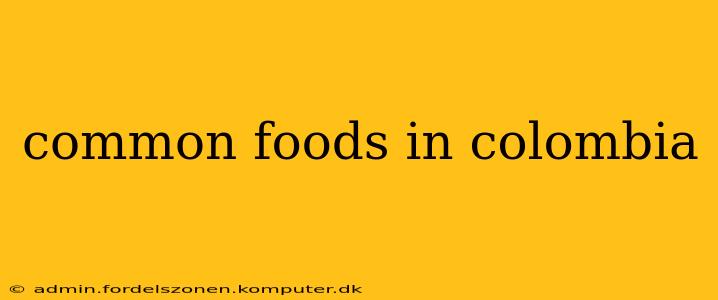 common foods in colombia