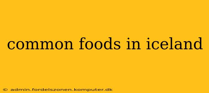 common foods in iceland