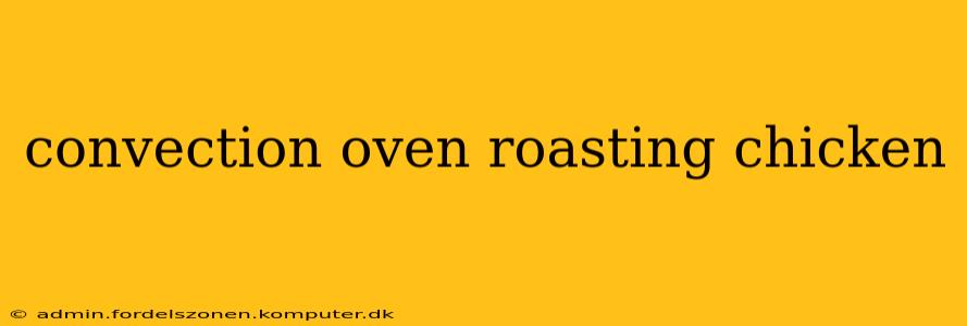 convection oven roasting chicken