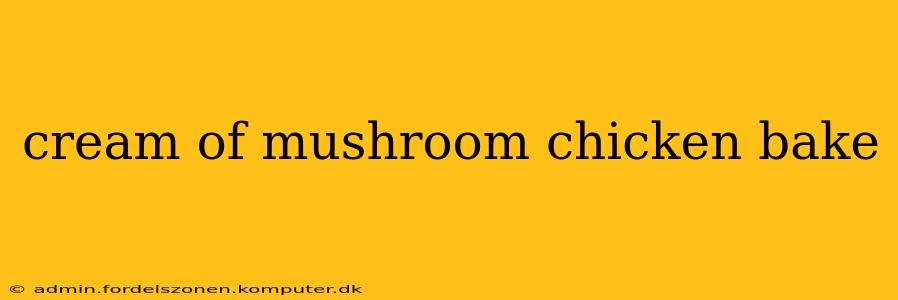 cream of mushroom chicken bake