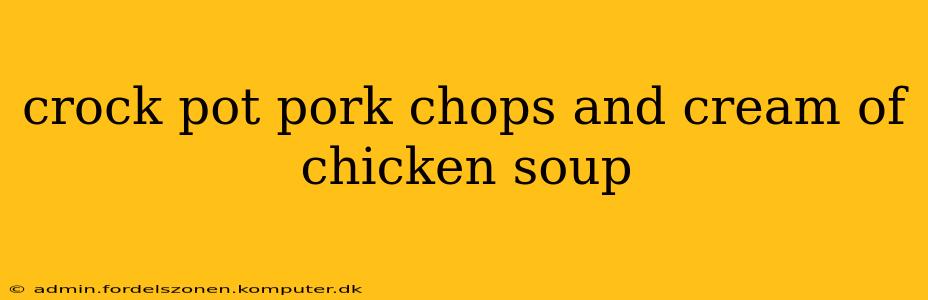 crock pot pork chops and cream of chicken soup