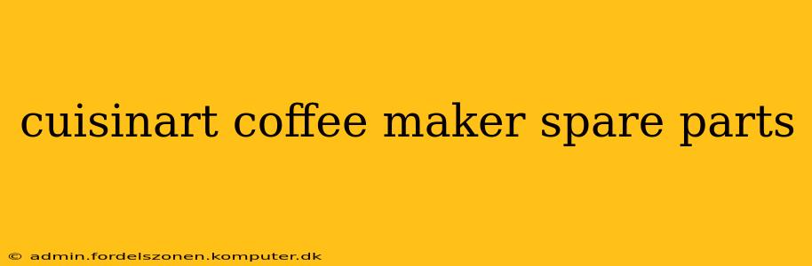 cuisinart coffee maker spare parts