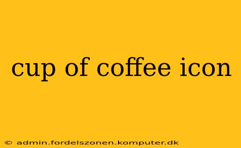 cup of coffee icon