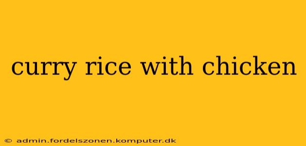 curry rice with chicken