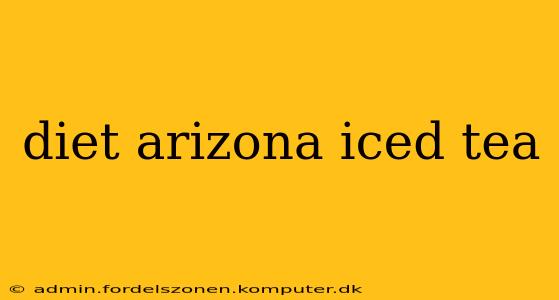 diet arizona iced tea