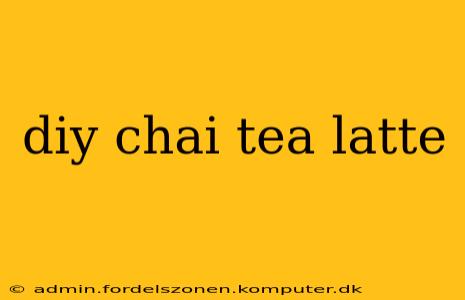diy chai tea latte