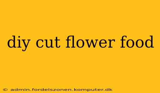 diy cut flower food