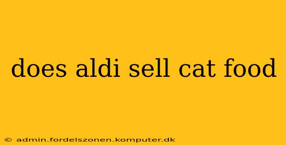 does aldi sell cat food