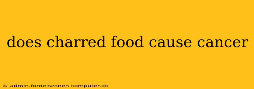 does charred food cause cancer