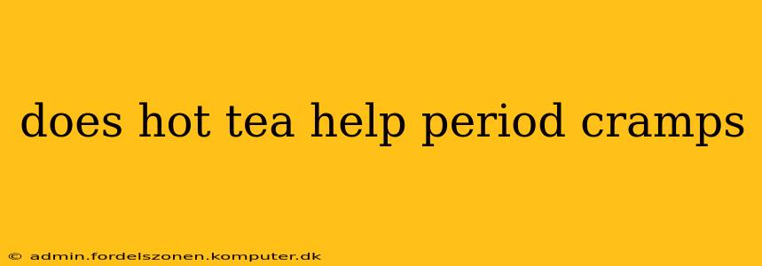 does hot tea help period cramps